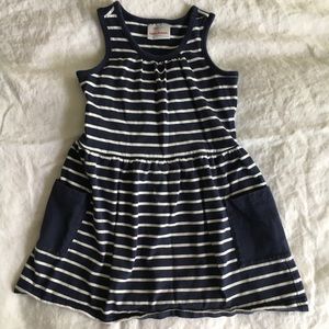 Hanna Andersson navy stripe dress ⛵️